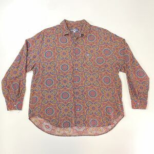VTG 1990 Guess By Georges Marciano Men’s Club Shirt Paisley New York USA Sz M